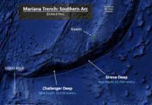 What is the deepest place on earth? What is the depth of Mariana Trench? Background of The Mariana Trench.